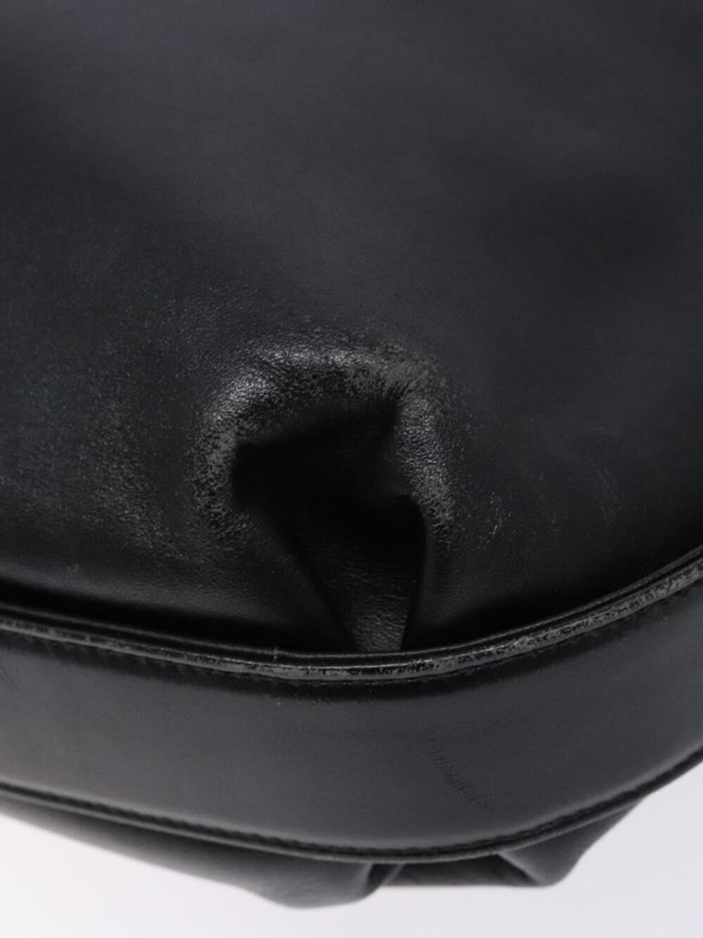 Authentic GIVENCHY Shoulder Bag Leather Black Gold - Picture 2 of 16